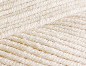 Пряжа для вязания Ализе Cotton gold plus (55% хлопок, 45% акрил) 5х100г/200м цв.062 молочный