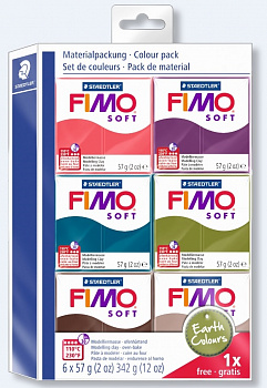 FIMO Soft комплект полимерной глины Цвета Земли 2018, арт.8023 27