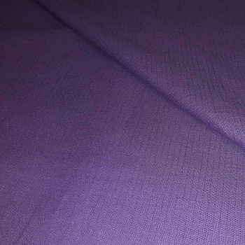 Ткань лен гл.краш, 140г/м², 30% лен + 70% хлопок, цв.36 фиолетовый уп.50х50 см