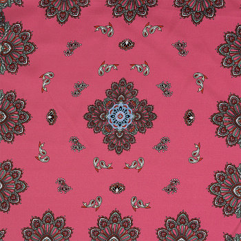 Ткань шелк Армани креп 90 г/м² 97% полиэстер, 3% лайкра шир.148 см арт.T.0262.6 цв.06 розовый рул.25м
