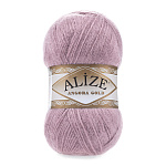 Пряжа для вязания Ализе Angora Gold (20% шерсть, 80% акрил) 5х100г/550м цв.295 розовый
