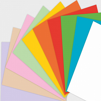 Набор цветной бумаги для оригами и аппликации арт. ЛХ.ПО-9180 Забавная Панда А4 10 цв. 10л