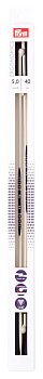190407 PRYM Спицы прямые для вязания Prym ergonomics 40см 5мм high-tech полимер уп.2шт