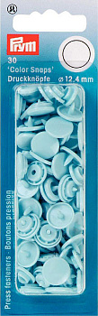 393120 PRYM Кнопки Color Snaps 100% полиацеталь цв.голубой уп.30шт 12,4мм