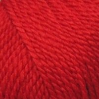 Пряжа для вязания ПЕХ Мериносовая (50% шерсть, 50% акрил) 10х100г/200м цв.006 красный