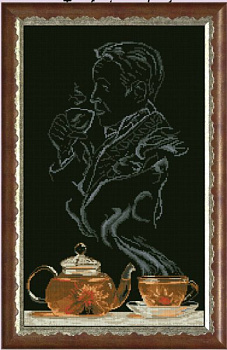 Набор для вышивания мулине КРАСА И ТВОРЧЕСТВО арт.70513 Чайная фантазия - он 1 27,3х45,3 см