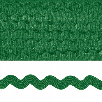 Тесьма декоративная Вьюнчик TBY арт.64312 шир.5мм цв.F243 зеленый уп.32,92м