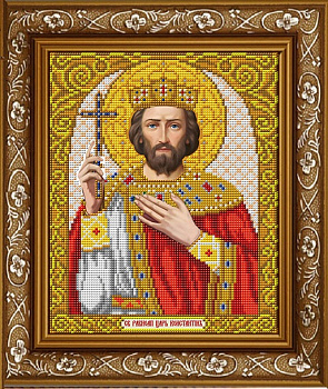 Рисунок на ткани СЛАВЯНОЧКА арт. ИС-4035 Святой Великий Царь Константин 20х25 см