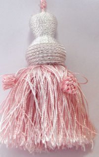 Кисти арт.TBY-H1075 цв. 2 розовый 10 см уп.2шт