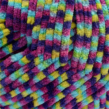 Пряжа для вязания КАМТ Велюр (100% микрофибра (полиэстер)) 6х100г/95м цв.разн 7 В243