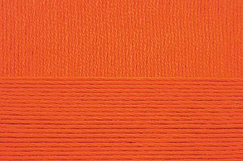 Пряжа для вязания ПЕХ Виртуозная (100% мерсеризованный хлопок) 5х100г/333м цв.284 оранжевый