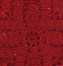 Пряжа для вязания Ализе Sal abiye (5% пайетки, 5% металлик, 10% полиэстер, 80% акрил) 5х100г/410м цв.056 красный