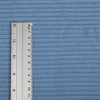 Ткань трикотаж лапша 310 г/м² 51% вискоза, 25% нейлон, 24% пэ шир.150 см арт.С.1609.04 цв.голубой рул.50м (±5м)