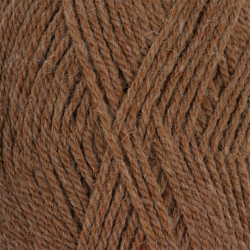 Пряжа для вязания ПЕХ Джинсовый Ряд (50% шерсть, 50% акрил) 10х100г/250м цв.1163 св.коричневый меланж