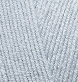 Пряжа для вязания Ализе Happy Baby (65% акрил, 35% полиамид) 5х100г/350м цв.402 зимнее небо
