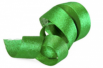 Подарочная лента Парча арт.с3433г17 шир.37-40мм цв.016 зеленый уп.25м