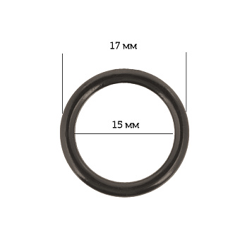 Кольцо для бюстгальтера d15мм пластик ARTA.F.SF-3-2 цв.111 коричневый, уп.50шт