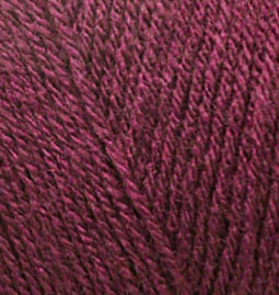 Пряжа для вязания Ализе Superlana TIG (25% шерсть, 75% акрил) 5х100г/570 м цв.057 бордовый