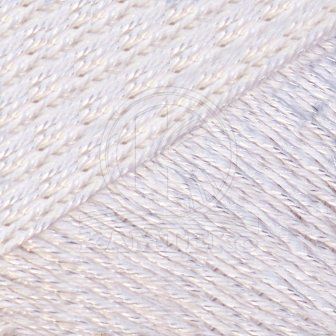 Пряжа для вязания КАМТ Мотылек (70% хлопок, 30% лавсан) 5х50г/140м цв.002 отбелка