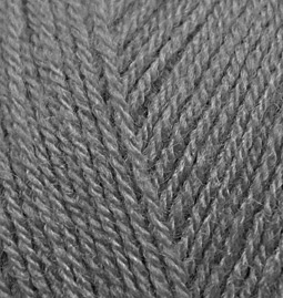 Пряжа для вязания Ализе Superlana TIG (25% шерсть, 75% акрил) 5х100г/570 м цв.182 средне-серый меланж