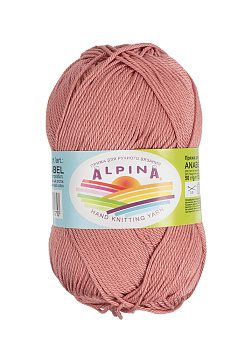 Пряжа ALPINA ANABEL (100% мерсеризованный хлопок) 10х50г/120м цв.028 гр.розовый