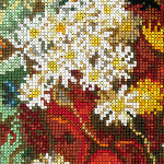 Набор для вышивания РИОЛИС арт.1591 Ваза с маками, васильками и хризантемами по мотивам картины В. Ван Гога 30х30 см