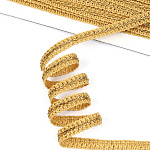 Тесьма Шанель плетеная TBY шир.12мм 0384-0018 цв.золото уп.9м