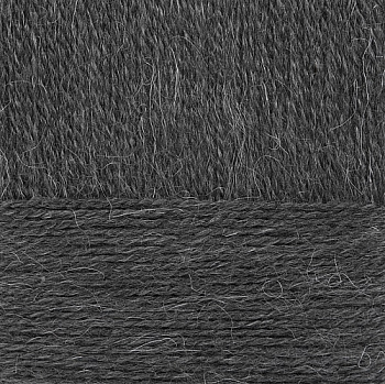 Пряжа для вязания ПЕХ Ангорская тёплая (40% шерсть, 60% акрил) 5х100г/480м цв.435 антрацит