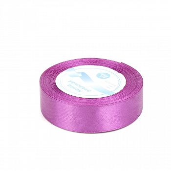 Лента атласная 20мм в инд.упаковке цв. 3114 фиолетовый Magic4Hobby уп. 22,5м (±1м)