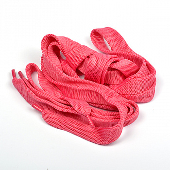 Шнурки плоские 14 мм 06с2341 длина 150 см, компл.2шт, цв.ярк.розовый
