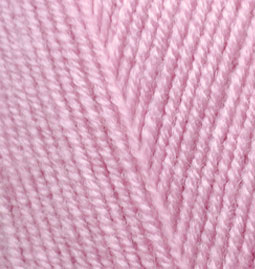 Пряжа для вязания Ализе LanaGold Fine (49% шерсть, 51% акрил) 5х100г/390м цв.098 розовый
