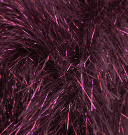 Пряжа для вязания Ализе Decofur Sim (20% металлик, 80% полиэстер) 5х100г/100м цв.304-01 фиолетовый