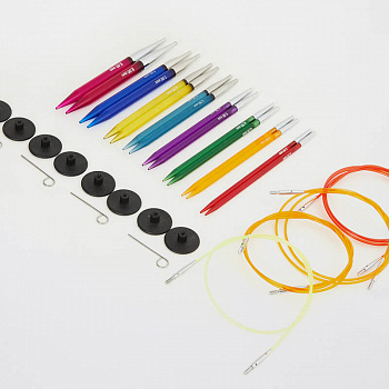 50618 Knit Pro Набор Deluxe Set  съемных спиц для вязания Trendz 8 видов спиц в наборе