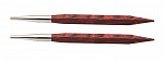 25401 Knit Pro Спицы съемные для вязания Cubics 4мм для длины тросика 28-126см, дерево, коричневый, 2шт