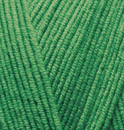 Пряжа для вязания Ализе Cotton gold (55% хлопок, 45% акрил) 5х100г/330м цв.126 зеленая трава