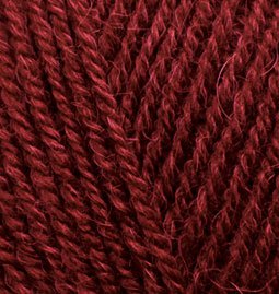 Пряжа для вязания Ализе Alpaca Royal (30% альпака, 15% шерсть, 55% акрил) 5х100г/280м цв.057 бордовый