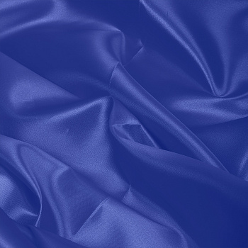 Ткань Атлас-сатин 67 г/м² 100% полиэстер шир.150 см арт.AS.09 цв.синий рул.100м