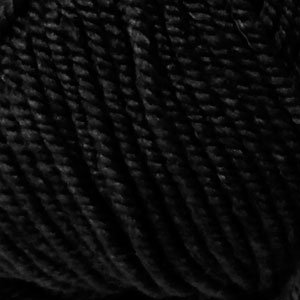 Пряжа для вязания ПЕХ Народная (30% шерсть, 70% акрил) 5х100г/220м цв.002 черный