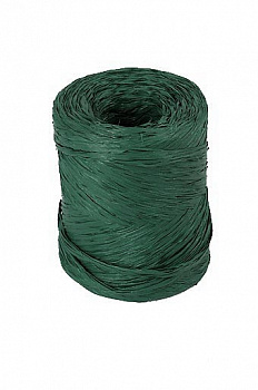 Рафия 200/45 старлайт- темно-зеленая (1,5см х 200м)
