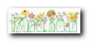 Набор для вышивания DIMENSIONS арт.DMS-70-35310 Цветы в баночках 45,7х17,7 см