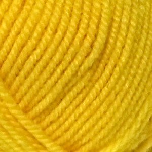 Пряжа для вязания ПЕХ Народная (30% шерсть, 70% акрил) 5х100г/220м цв.118 подсолнух