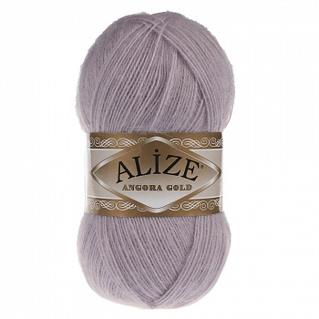 Пряжа для вязания Ализе Angora Gold (20% шерсть, 80% акрил) 5х100г/550м цв.391 лиловый