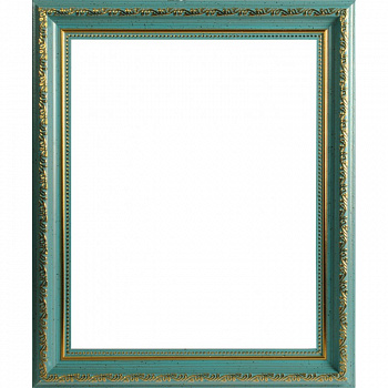 Багетная рамка для картин и вышивки Белоснежка арт.3179-BB (Adele) бирюзовый 20х25 см