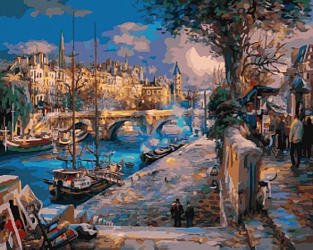 Картины по номерам Вечерняя Венеция GX7848 40х50 тм Цветной