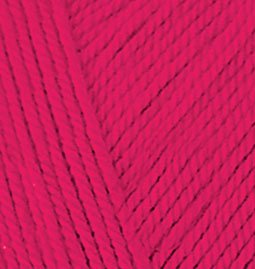 Пряжа для вязания Ализе Diva (100% микрофибра) 5х100г/350м цв.396 мак