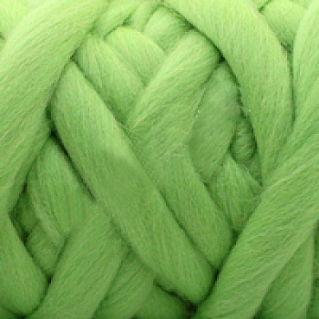 Пряжа для вязания КАМТ Супер толстая (100% шерсть п/т) 1х500г/40м цв.026 салатовый