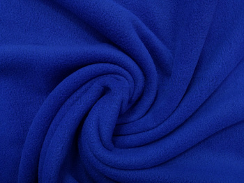 Ткань флис 2-х сторонний 180 г/м² 100% ПЭ шир.150см цв.синий рул.25-27кг (1кг-3,7м)