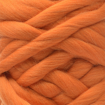 Пряжа для вязания КАМТ Супер толстая (100% шерсть п/т) 1х500г/40м цв.234 курага