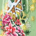 Набор для вышивания ЧУДЕСНАЯ ИГЛА PREMIUM арт.340-672 Волшебное Рождество 18х28 см