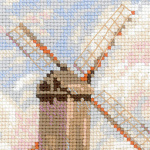 Набор для вышивания РИОЛИС арт.1702 Ветряная мельница по мотивам картины К. Писсаро 33х25 см